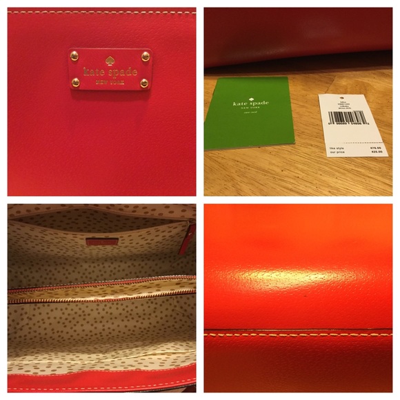 X SOLD  Kate Spade Wellesley Fallon in Garnet X - Picture 2 of 4