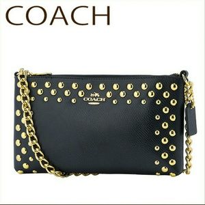 NWT COACH CROSSBODY NAVY BLUE BAG