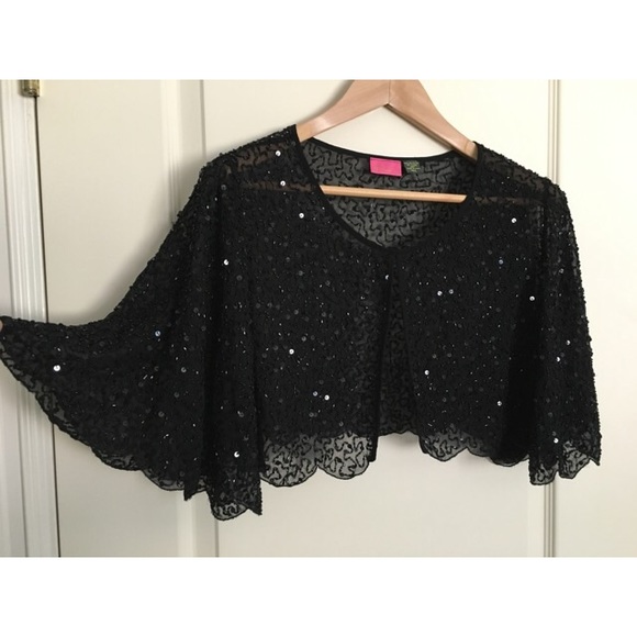 Betsey Johnson Beaded Shrug - Picture 2 of 3