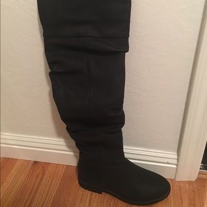 Brand new black over the knee boots!