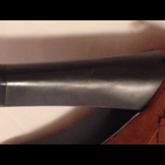 Suede Fringe Heeled Ankle Boots - Picture 3 of 4