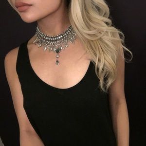 Free People Silver Choker