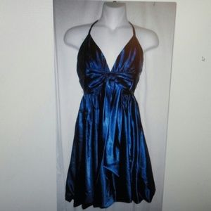 Jessica McClintock size 6 bold blue cocktail dress