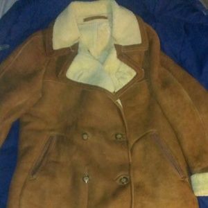 JC Cordings&CO of London XL Suede Winter Coat