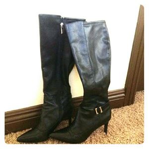 Sexy black Calvin Klein boots