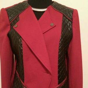 Insight Jacket w/ Leather Silhouette