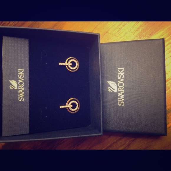 Swarovski Circle Earrings