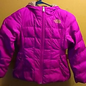 Girls north face winter coat