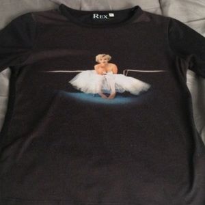 Marilyn Monroe 3/4 Sleeve Top