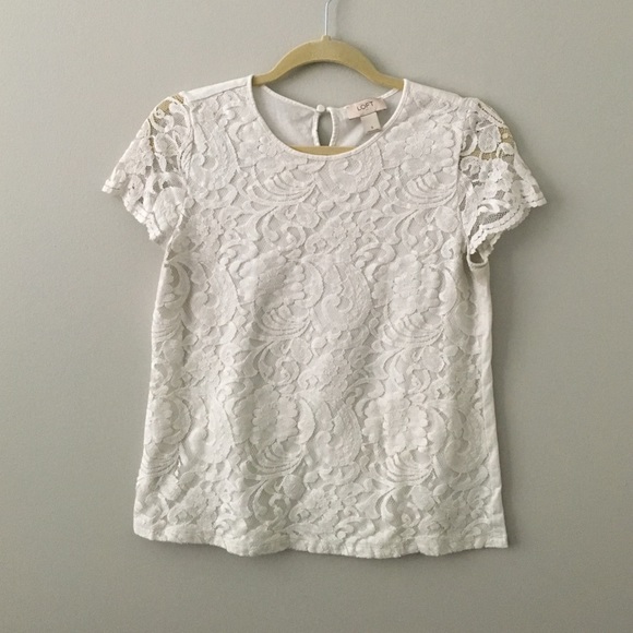JUST REDUCED Lace front t-shirt