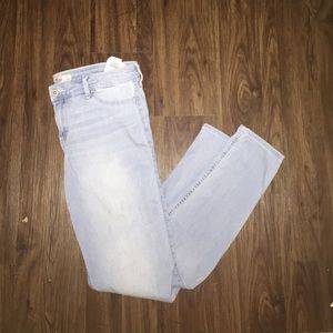 Hollister light wash skinny jeans