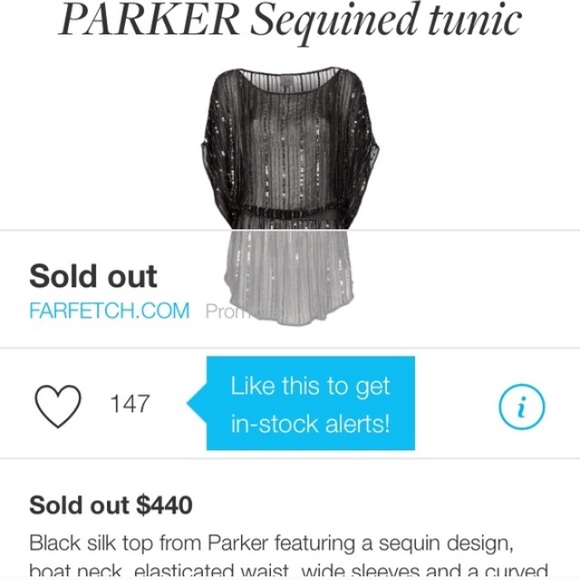 SOLD!! Parker sequin cinch waist tunic... - Picture 2 of 4