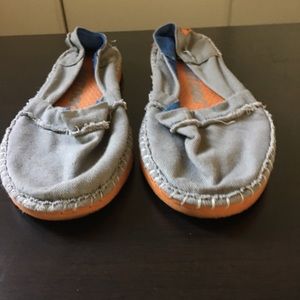 Rocket dog grey and orange canvas shoes