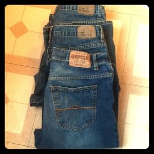 Free shipping 3 pair mens jean 32- 32