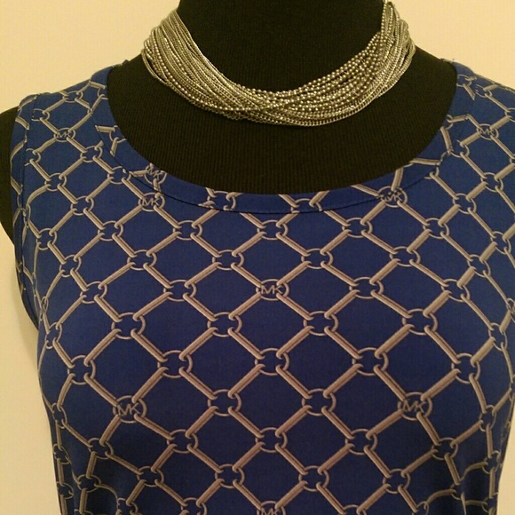 MK Blue & Gray Tank Top