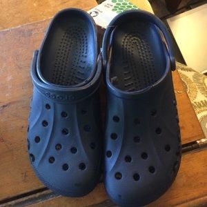 Brand new navy crocs