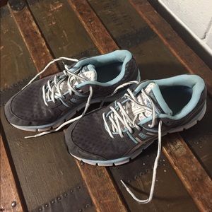 Bundle-Asics Running Shoes w/BlueSuperFeet sz10