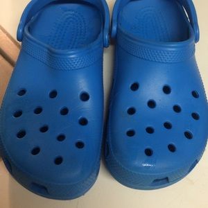 Crocs bright blue color