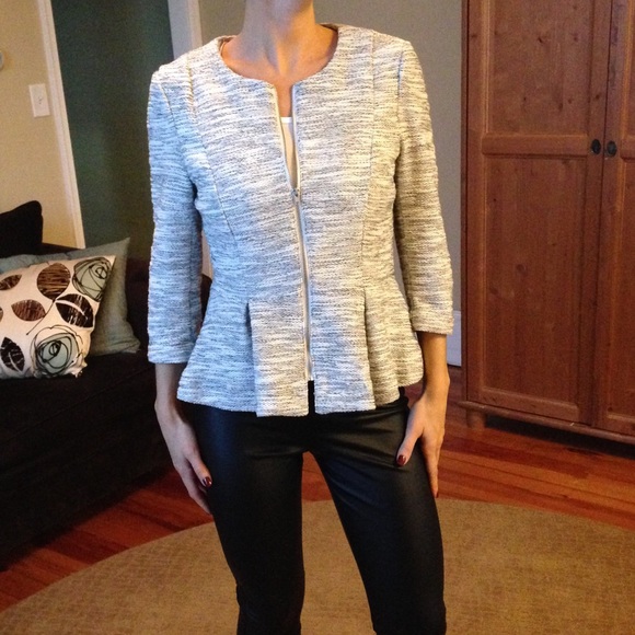 peplum blazer h&m