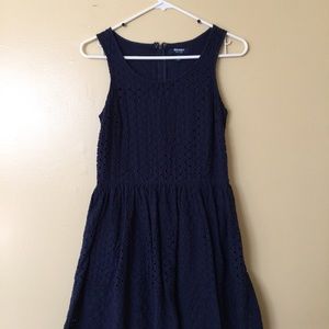 Navy blue dress