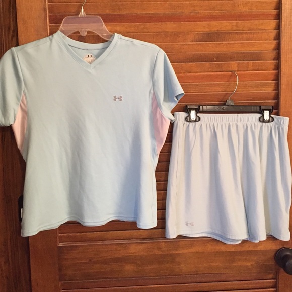Under Armour top and shorts