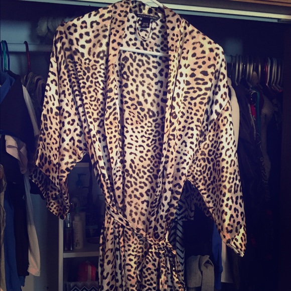 Victoria's Secret leopard print robe