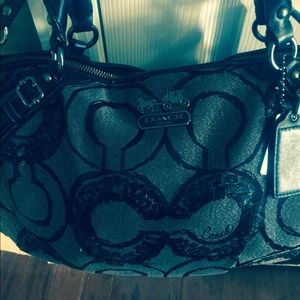 BRAND NEW COACH BAG WITH SEQUINS