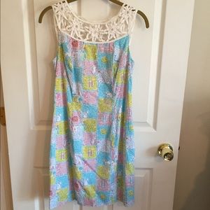Lilly Pulitzer Written In The Stars Dress EUC 2