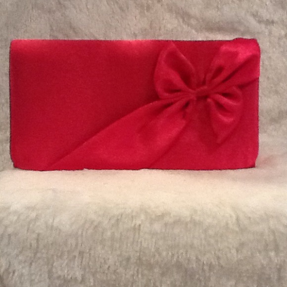 Hot pink clutch