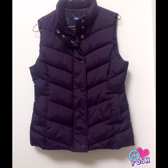 SOLD 💜☮ Purple GAP Puffer Vest 💜☮ - Picture 4 of 4