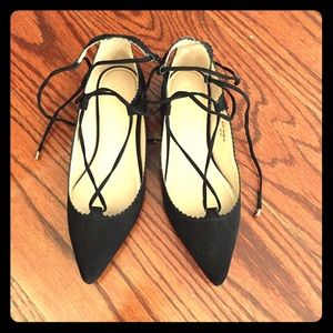 Topshop Laceup Flats