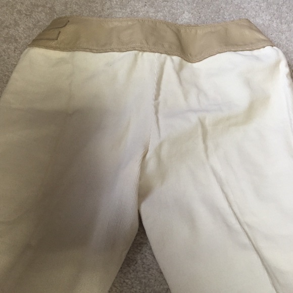 BCBG leather and corduroy Capri pants - Picture 3 of 4