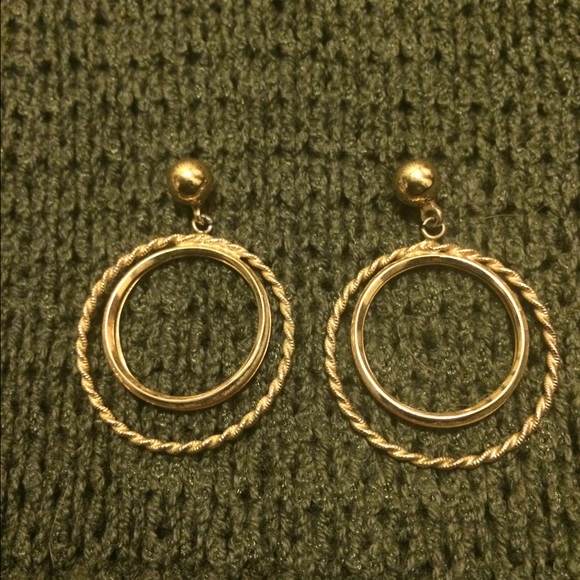 Double Hoop Earrings. Pierced. MUST BUNDLE