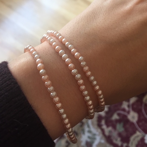 Faux Pearl Bracelets