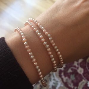 Faux Pearl Bracelets