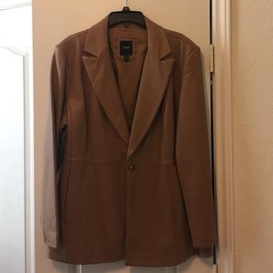 JLC New York Leather Coat