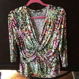 Pretty Cable & Gage multi color top