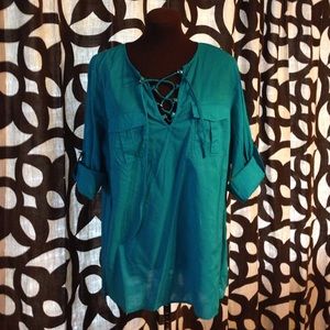 Michael Kors Tunic in Teal