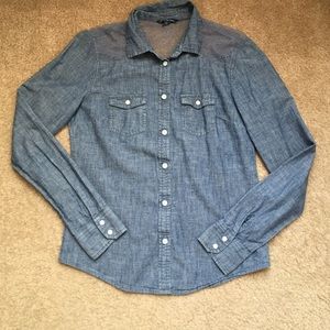 Chambray Top-Perfect for Fall & Winter!