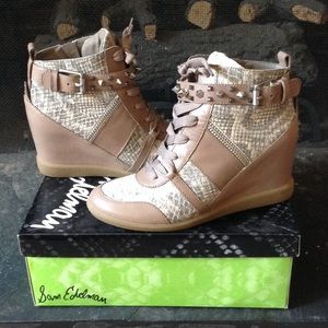 Sam Edelman Brogan wedge sneaker