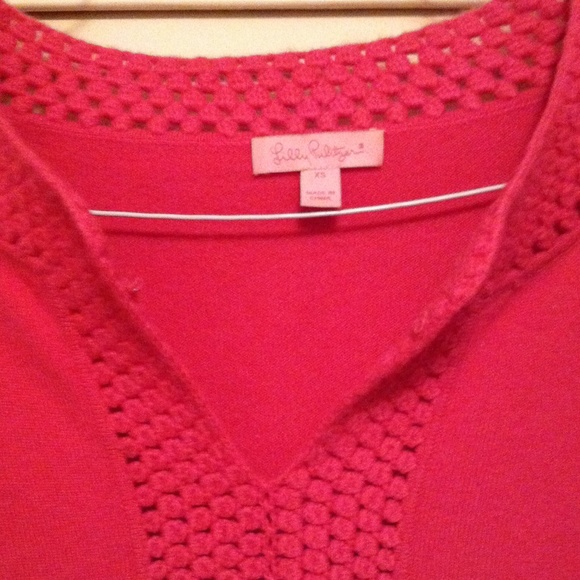 Lilly Pulitzer 100% XS cashmere tunic sweater - Picture 2 of 4