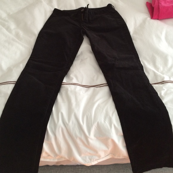 Corduroy black women's Jcrew pants