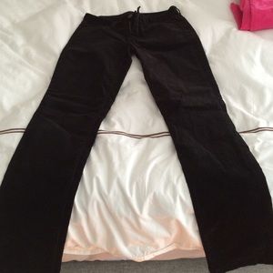Corduroy black women's Jcrew pants
