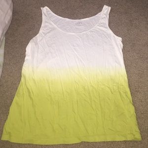 Ann Taylor Large Ombré Tank Top