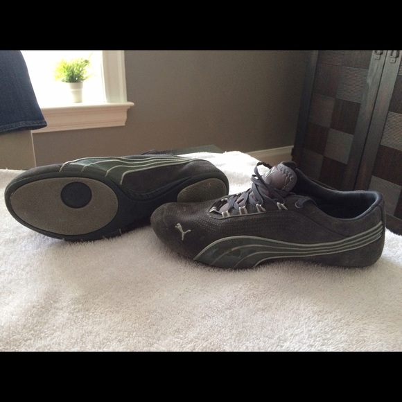 PUMA suede sneakers.
