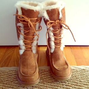 Women's talk  chestnut ugg boots