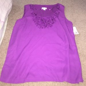 Dark purple blouse