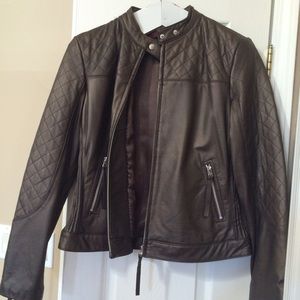 Women's leather jacket