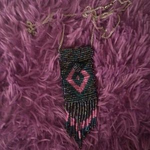 NWOT Pocket bead necklace