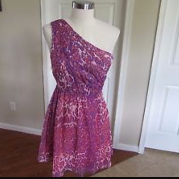 💖Chelsea & Violet one sleeve party dress-Small💖